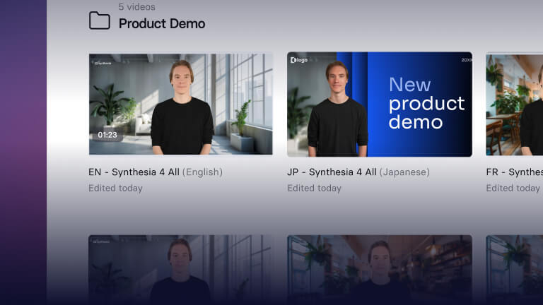 Synthesia studio avatar poster