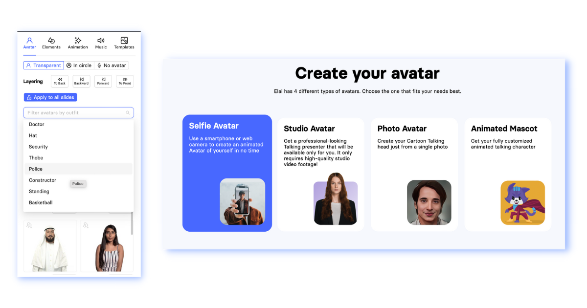 Übersicht über Elai